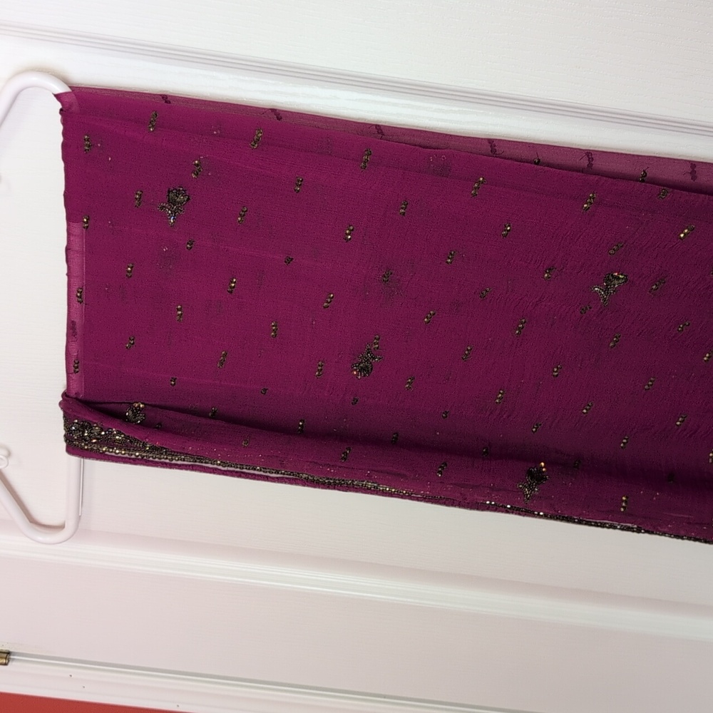 Beaded Saree Scarf Wrap